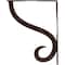 Ekena Millwork Ashford Single, Wrought Iron Bracket, (Single center brace), Antiqued Copper 1 1/2"W  x 12"D x 15"H BKTM01X12X15SASACO - alternate 2